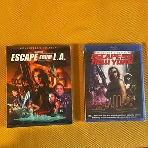 Escape from LA/NY blu- ray bundle. Movies